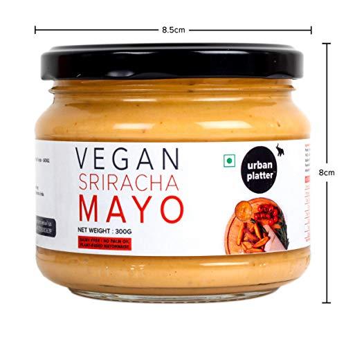 Urban Platter Urban Platter Vegan Sriracha Mayo, 300g / 10.6oz [Dairy-free Mayonnaise, No Palm Oil, No Trans-fat]