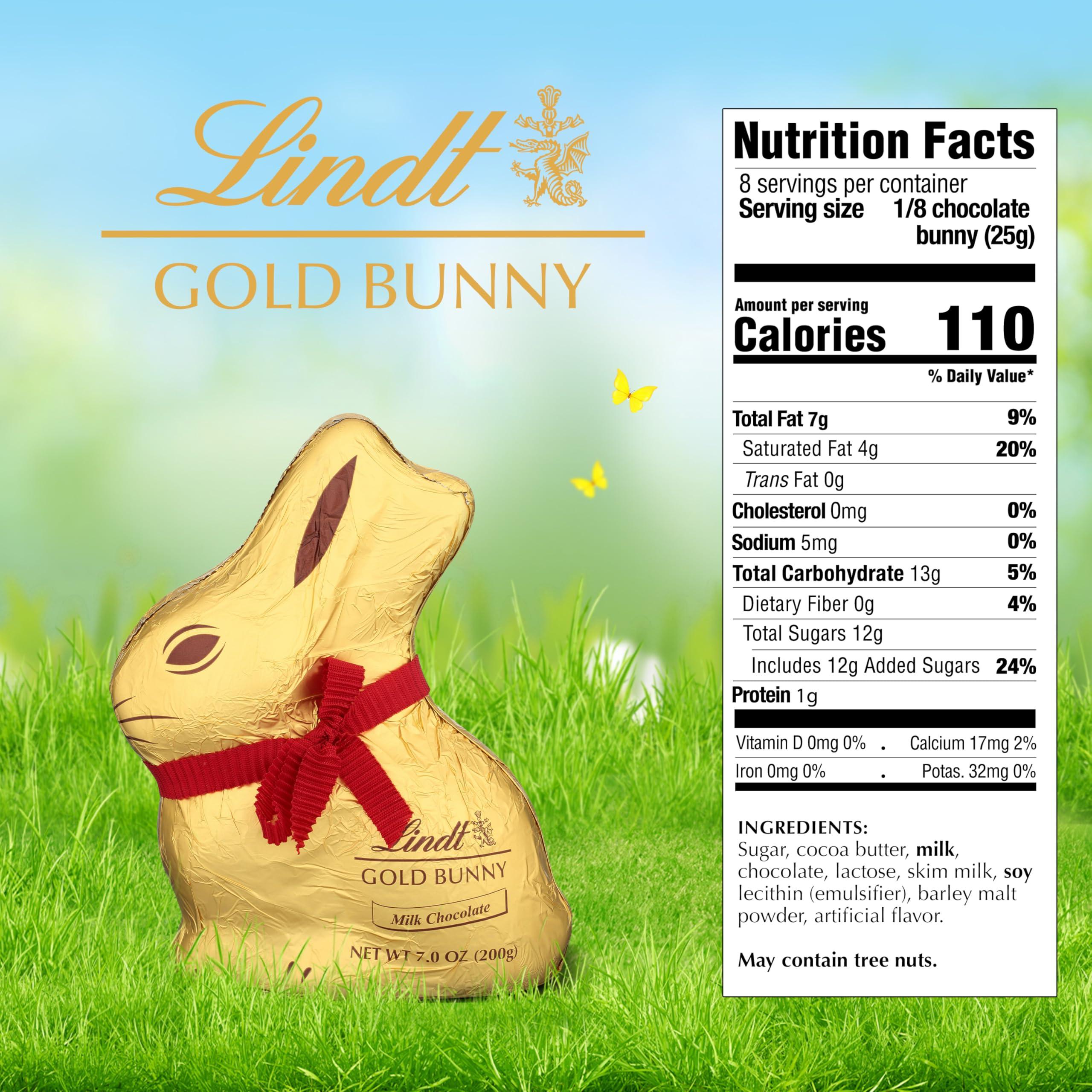 Lindt Lindt Gold Bunny, Milk Chocolate, 7 Ounce
