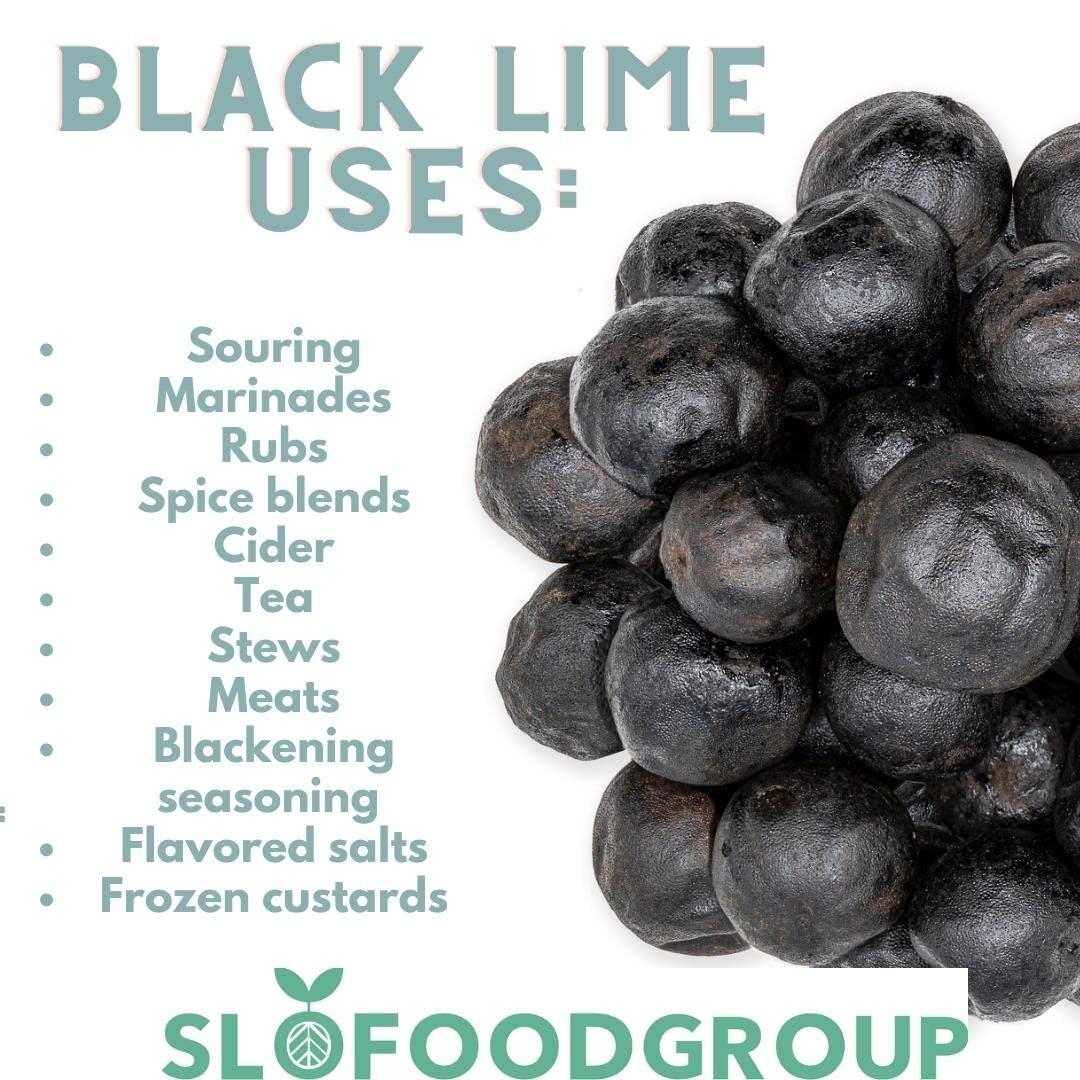 Slofoodgroup Slofoodgroup Black Limes, Dried Lime, Persian Lime, Loomi, Moddle Eastern Ingredients for Souring, 20LB