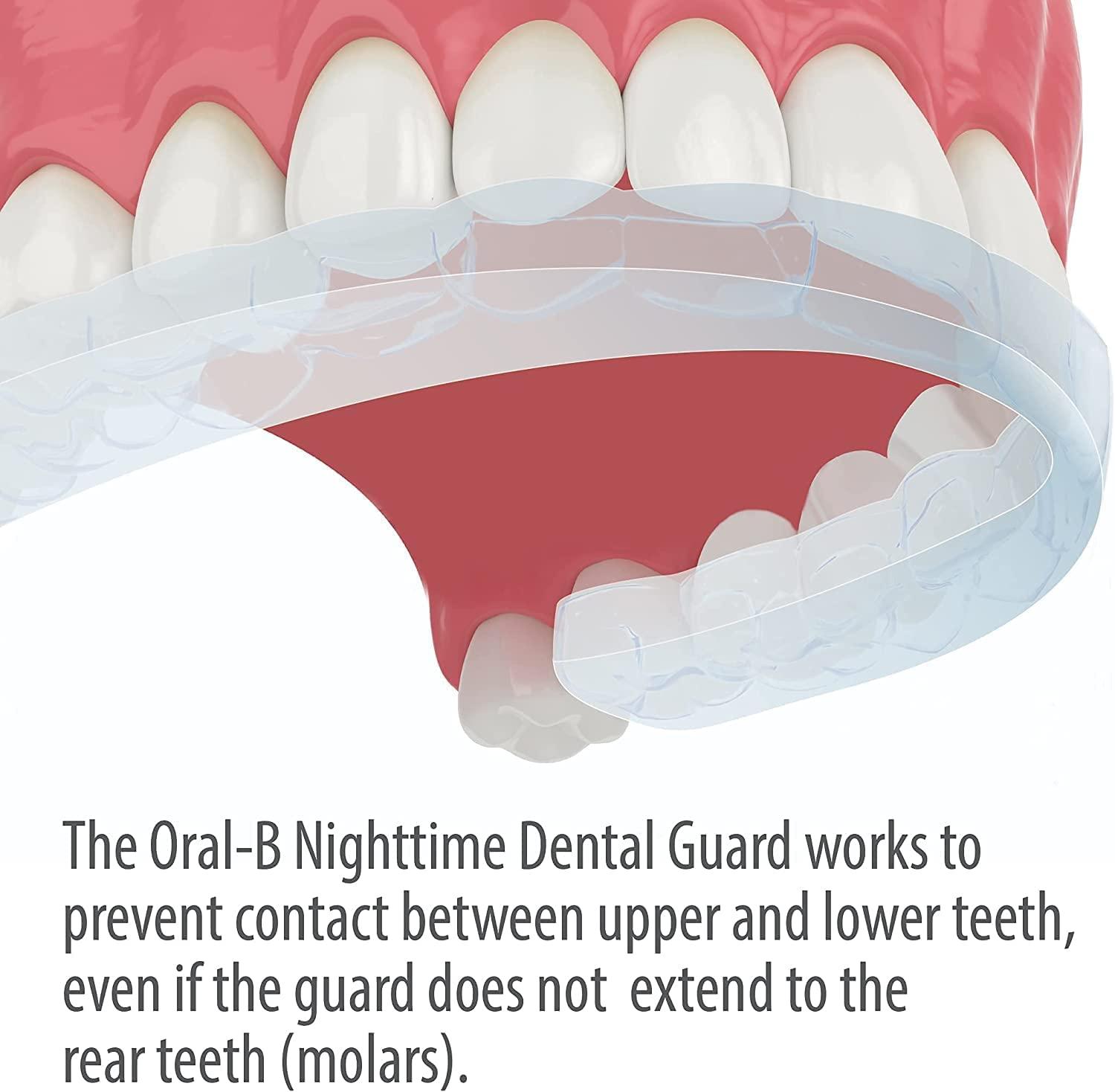 Oral-B Oral-B Nighttime Dental Guard Less Than 3-Minutes for Custom Teeth Grinding Protection with Scope Mint Flavor Made in an FDA Audited USA Facility (2 Pack)