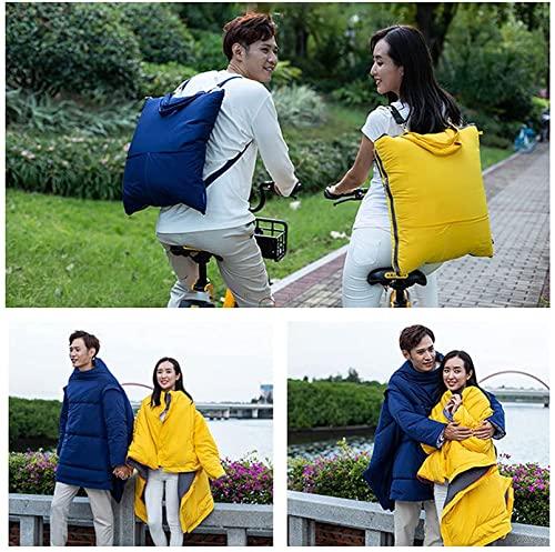 xinhong Winter Wheelchair Blanket Warmer Cover, Lap Blanket for Elderly, Wheelchair Cloak Windproof for Elderly Patients and Disabled Leg Lower Body Warm (Color : E, Size : Adult 60 * 80in)