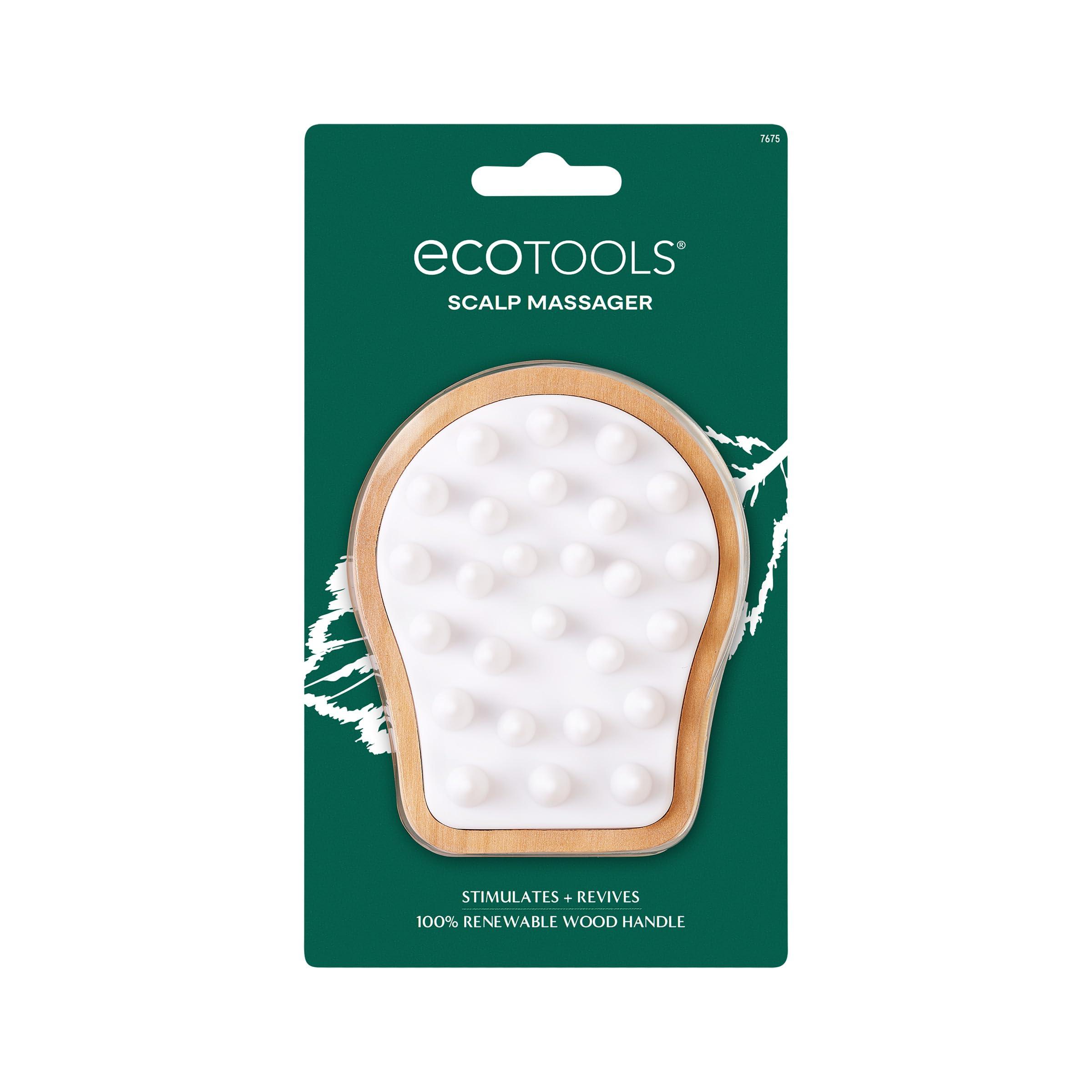 EcoTools EcoTools Scalp Massager, Scalp Scrubber Stimulates & Exfoliates for Better Hair Health, Reduces Product Build-Up, Gentle Silicone Bristles Massage, Eco-Friendly & Cruelty-Free, 1 Count