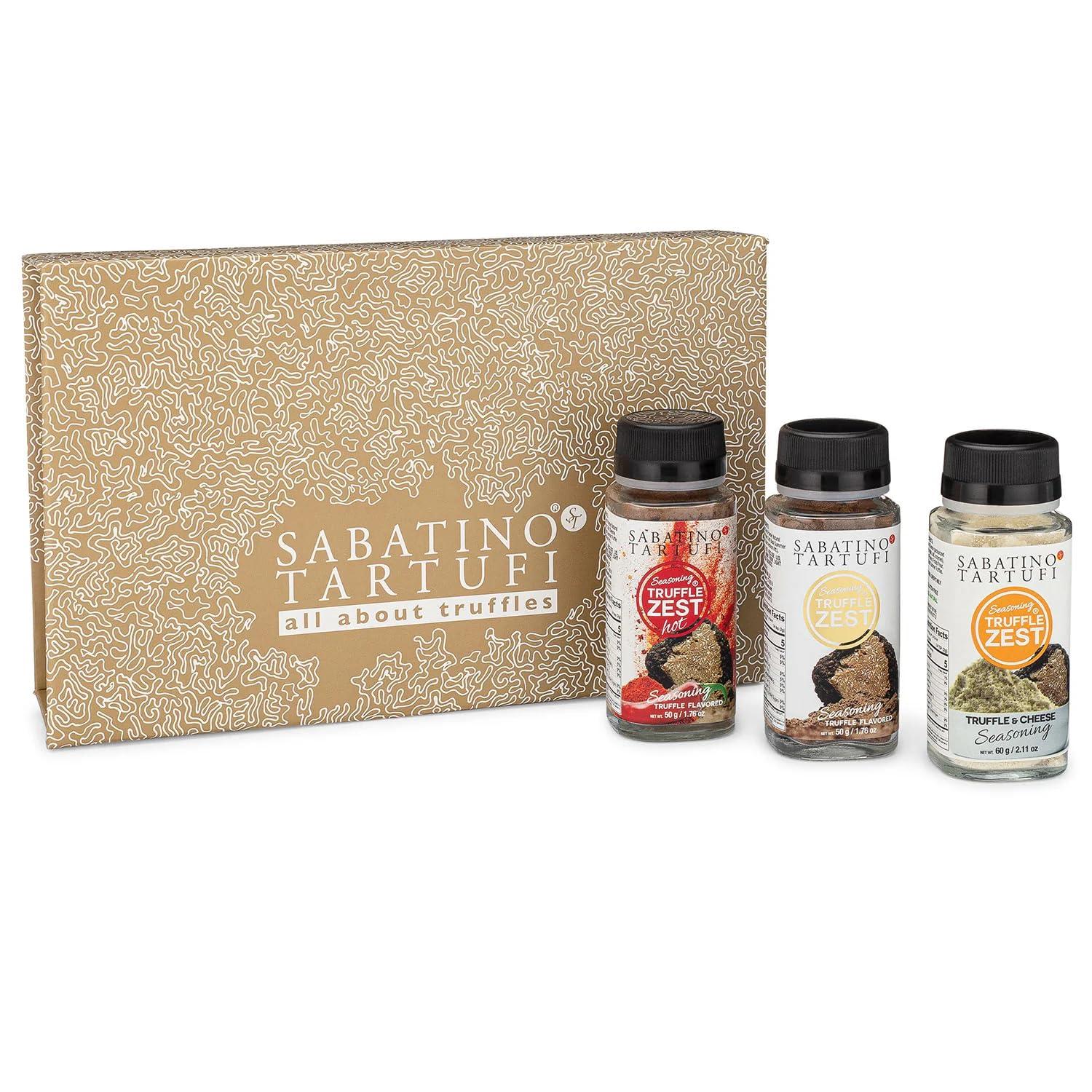 Sabatino Tartufi Sabatino Tartufi Truffle Zest Trio, The Original All Purpose Gourmet Truffle Powder, Gourmet Truffle Seasoning Gift Set