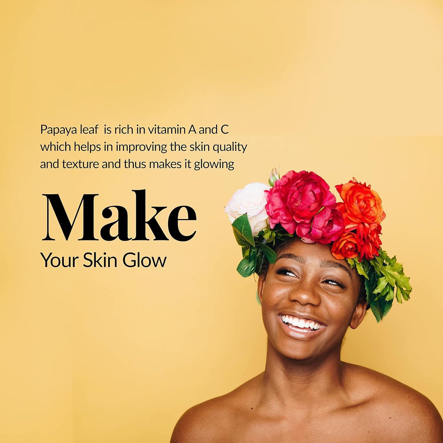 Akshit Akshit Dried Papaya Leaves, 13oz, Papaya Leaf Tea, Hojas De Papaya Secas, Natural Dried Leaves Tea, Perfect For Leaf Extract, Caffeine-Free, Non GMO