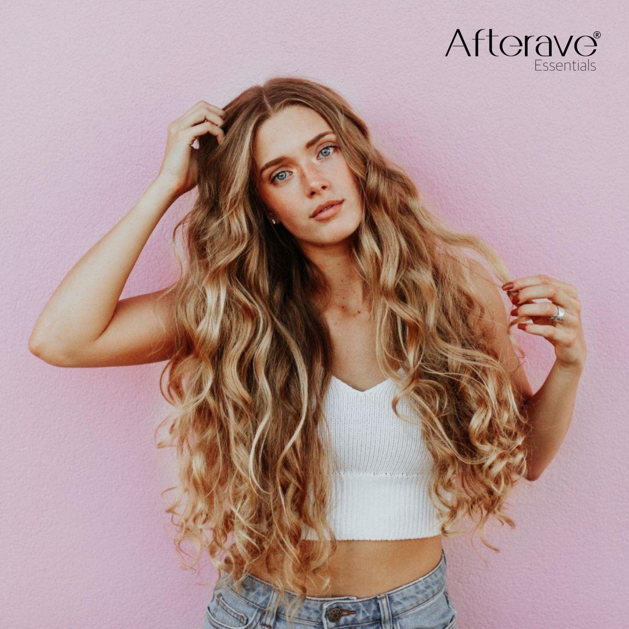 Afterave Essentials HairBeyond Advanced Hair Growth Formula, Improves Follicle & Scalp Strength For Stronger Growth, Hair Loss Protection, Vitamin A, C, E, B Complex Saw Palmetto Silica Zinc Calcium Niacin Thiamin Biotin
