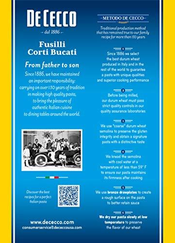 De Cecco De Cecco Pasta, Fusilli Corti Bucati, 1 Pound (Pack of 5)