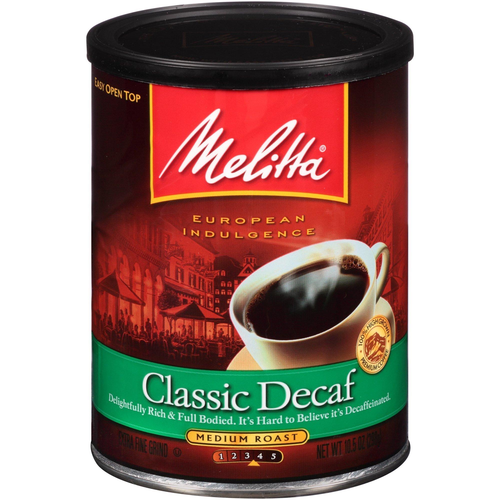 Melitta Melitta Classic Decaf Medium Roast Coffee, 10.5 ounce
