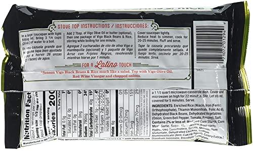 Vigo Vigo Authentic Black Beans & Rice, Low Fat, 8oz (Black Beans & Rice, Pack of 1)