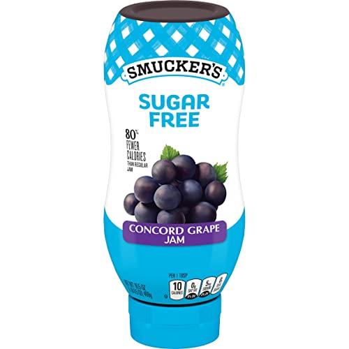 Smucker\'s Smuckers Squeeze Sugar Free Concord Grape Jam, 16.5 oz. Bottle, 12 Count