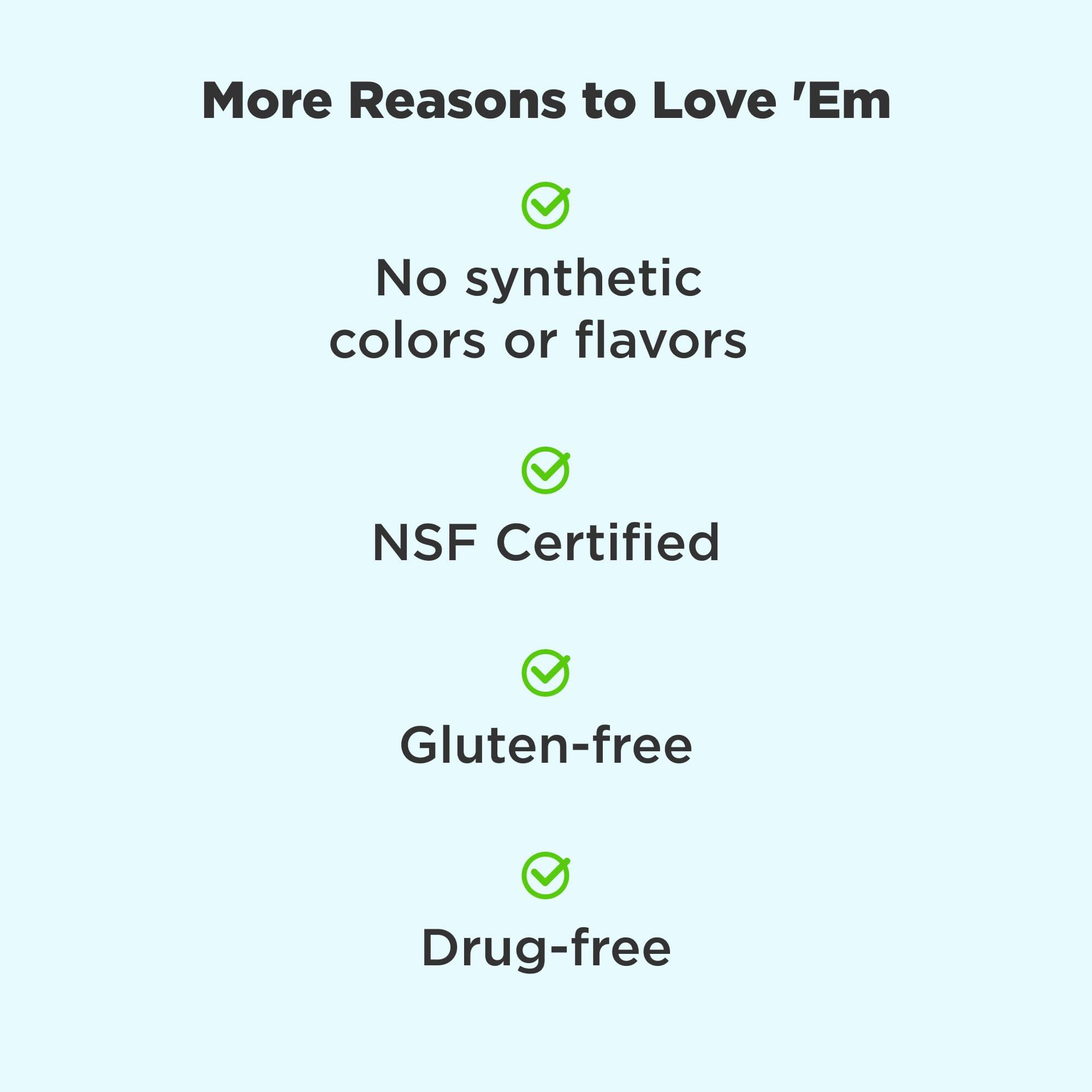 SmartyPants SmartyPants Kids Multivitamin Gummies, Sugar Free: Omega 3 (ALA) & OLLY Kids Chillax, Magnesium Gummies Plus L-Theanine, Lemon Balm, Calm Chews for Kids 4+, Sherbet Flavor - 50 Count (Pack of 1)