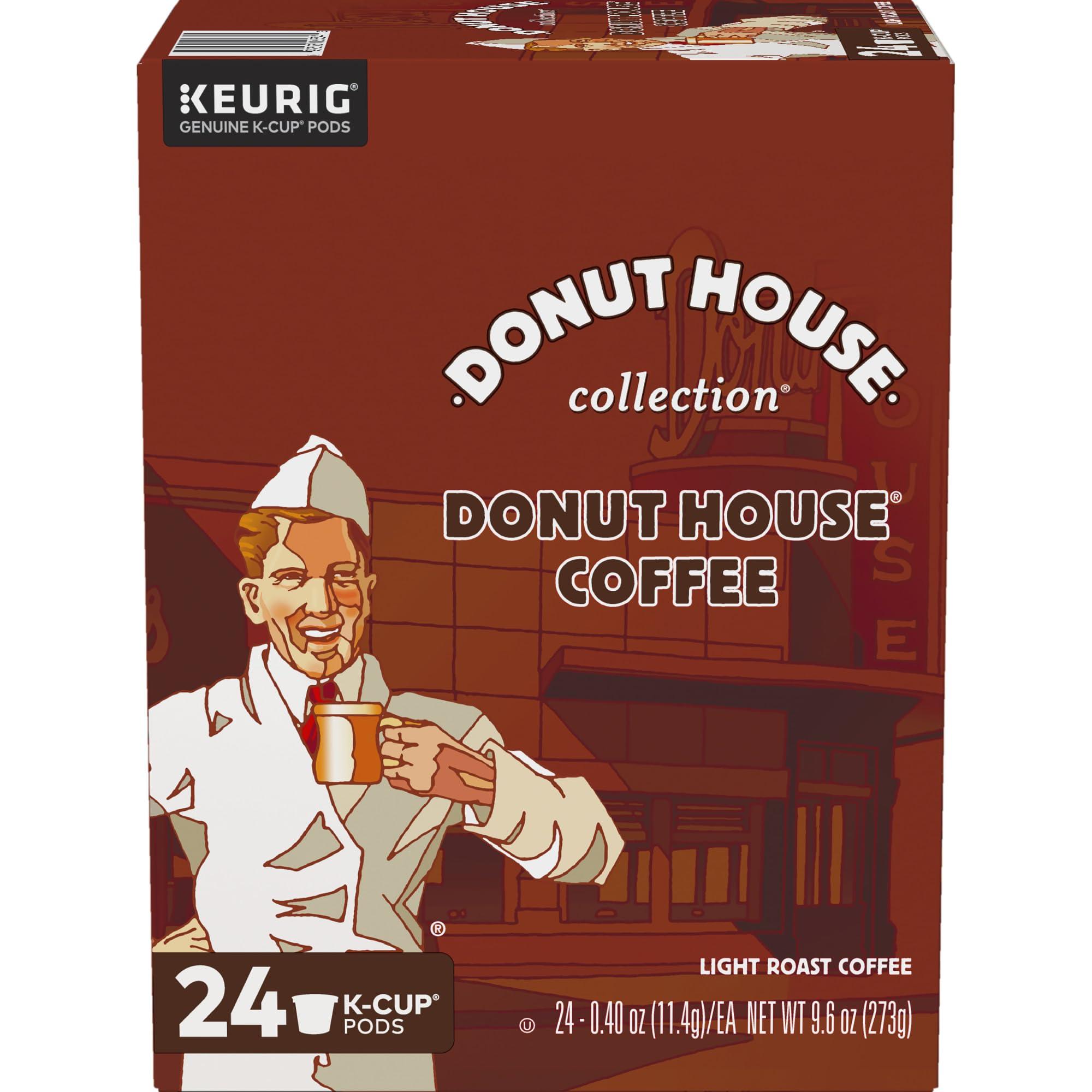 Donut House Collection Donut House Collection Donut House Coffee Keurig Single-Serve K-Cup Pods, Light Roast Coffee, 96 Count
