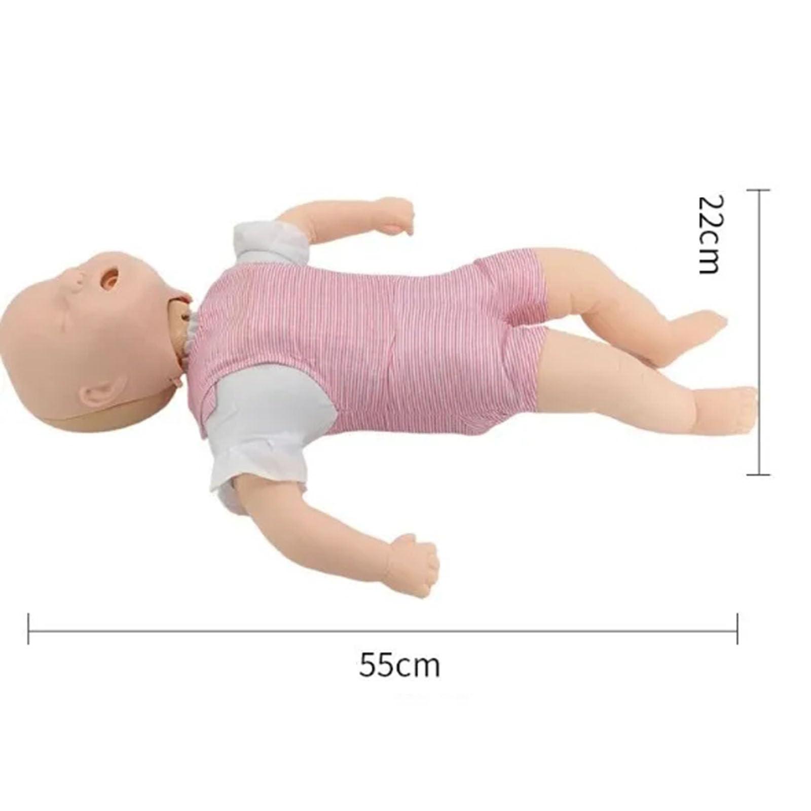 SUZLAZYR SUZLAZYR Infant First Aid CPR Manikin Training Dummy Infant Airway Obstruction Mannequin for CPR Practice and Choking Rescue Procedures