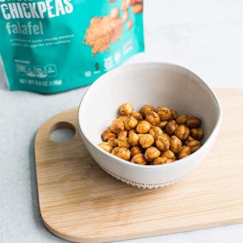 Saffron Road Saffron Road Organic Crunchy Chickpea Snacks-Gluten Free, Non-GMO, Kosher, Vegan (Falafel, 6 oz (6 Pack))