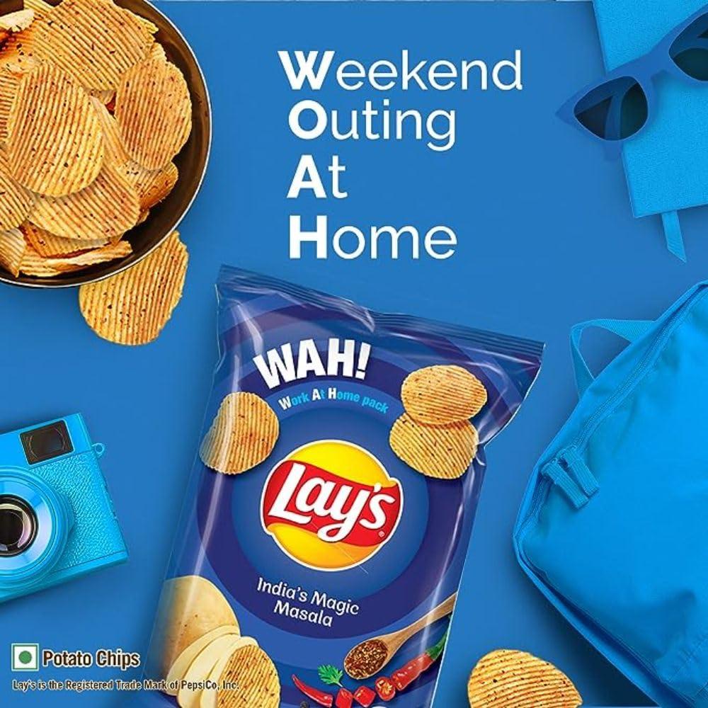 Lay's Lays Wafers Magic Masala 52g Pack, India
