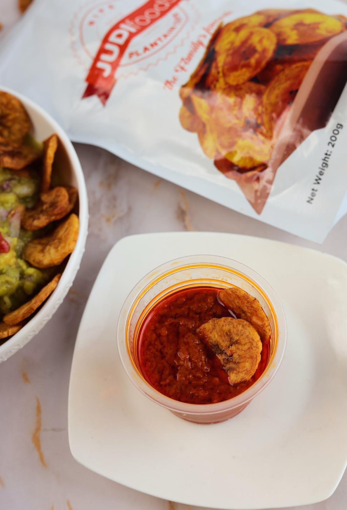 Judi Foods Judi Foods Plantain Chips- Ripe, Sweet Plantain Chips, Organic Chips, Crispy Exotic Chips, 3.5 Ounce (Pack of 5)