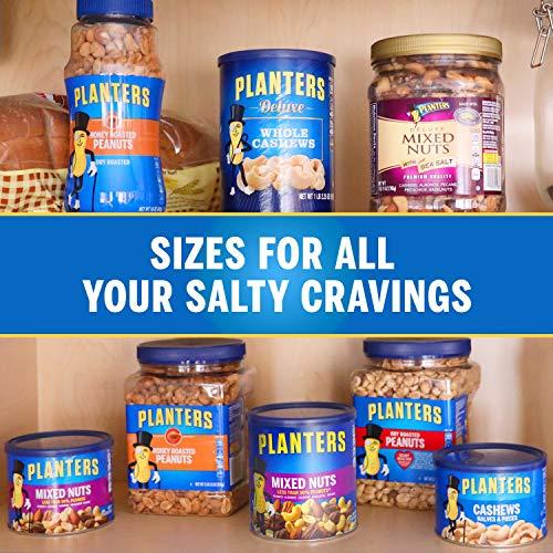 Planters Planters Mixed Nuts Less Than 50% Peanuts with Peanuts (Almonds, Cashews, Hazelnuts & Pecans, 12 ct Pack, 15 oz Canisters)