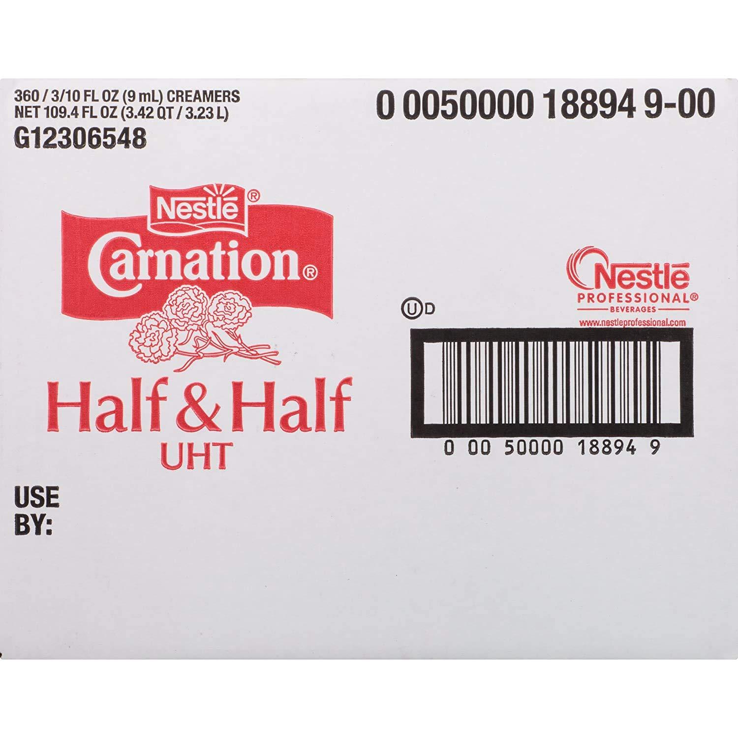 Carnation Carnation Half and Half Liquid Creamer Singles, 360 Count