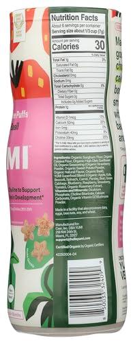 BFYSYO Yumi Organic Strawberry Basil Rice-Free Puffs, 1.5 OZ