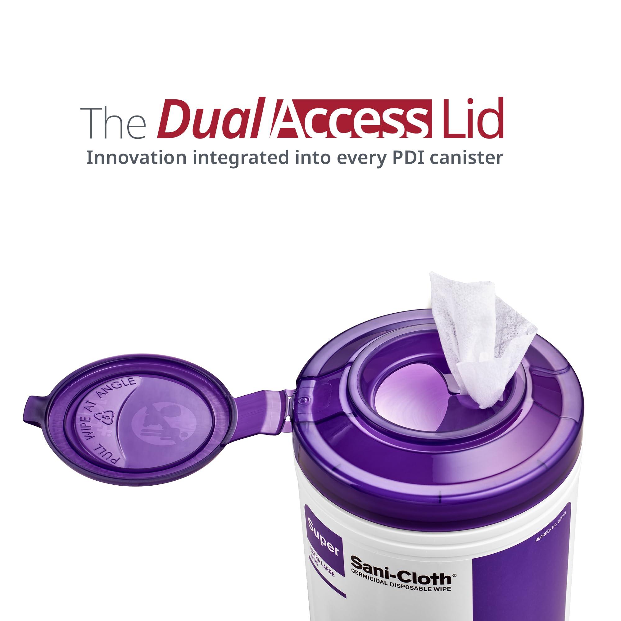 PDI Professional Disposables Surface Disinfectant Super Sani-Cloth Wipes, 160Count