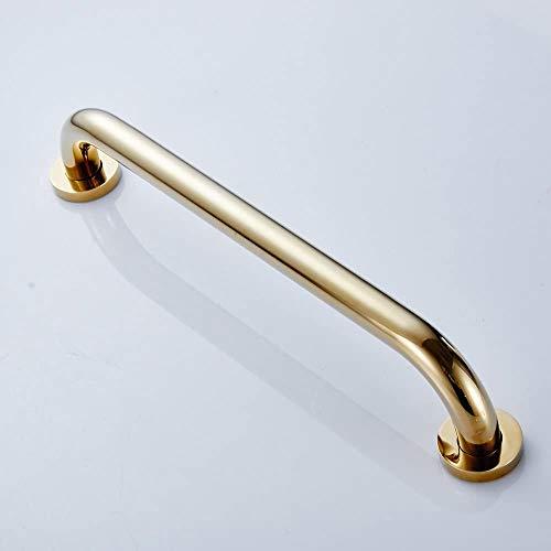 700BRASS 700Brass 24-Inch Grab Bar Safety Handrail, Polished Gold, Heavy-Duty Construction Armrest, Bathroom Shower Bathtub Support for Hotel/Motel/Home