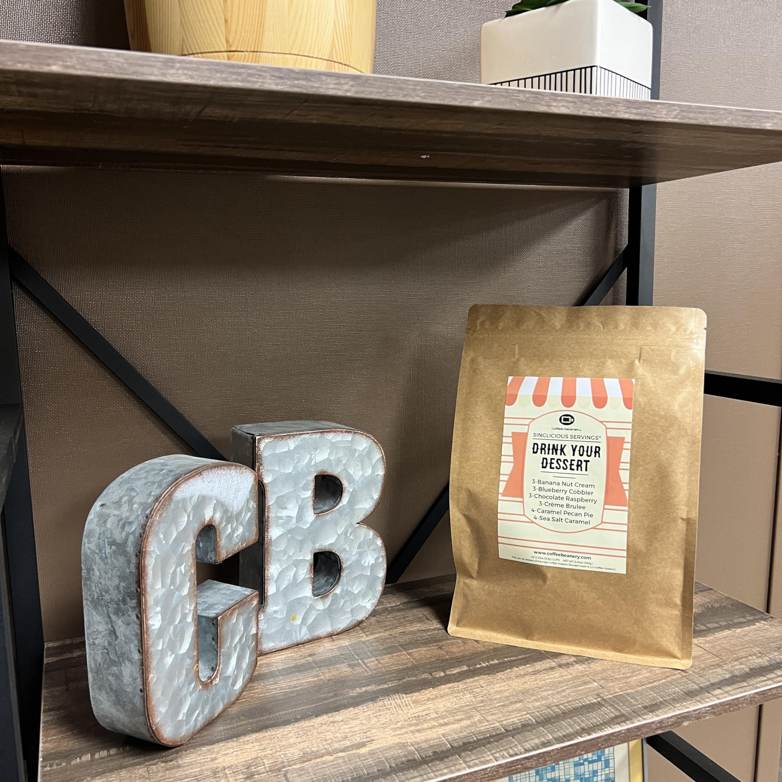 Coffee Beanery Drink Your Dessert Coffee Pod Variety Pack of Coffee Pods by Coffee Beanery | 20ct Flavored Coffee Pods Medium Roast Coffee Pods| 100% Specialty Arabica Coffee| Gourmet Coffee Pods