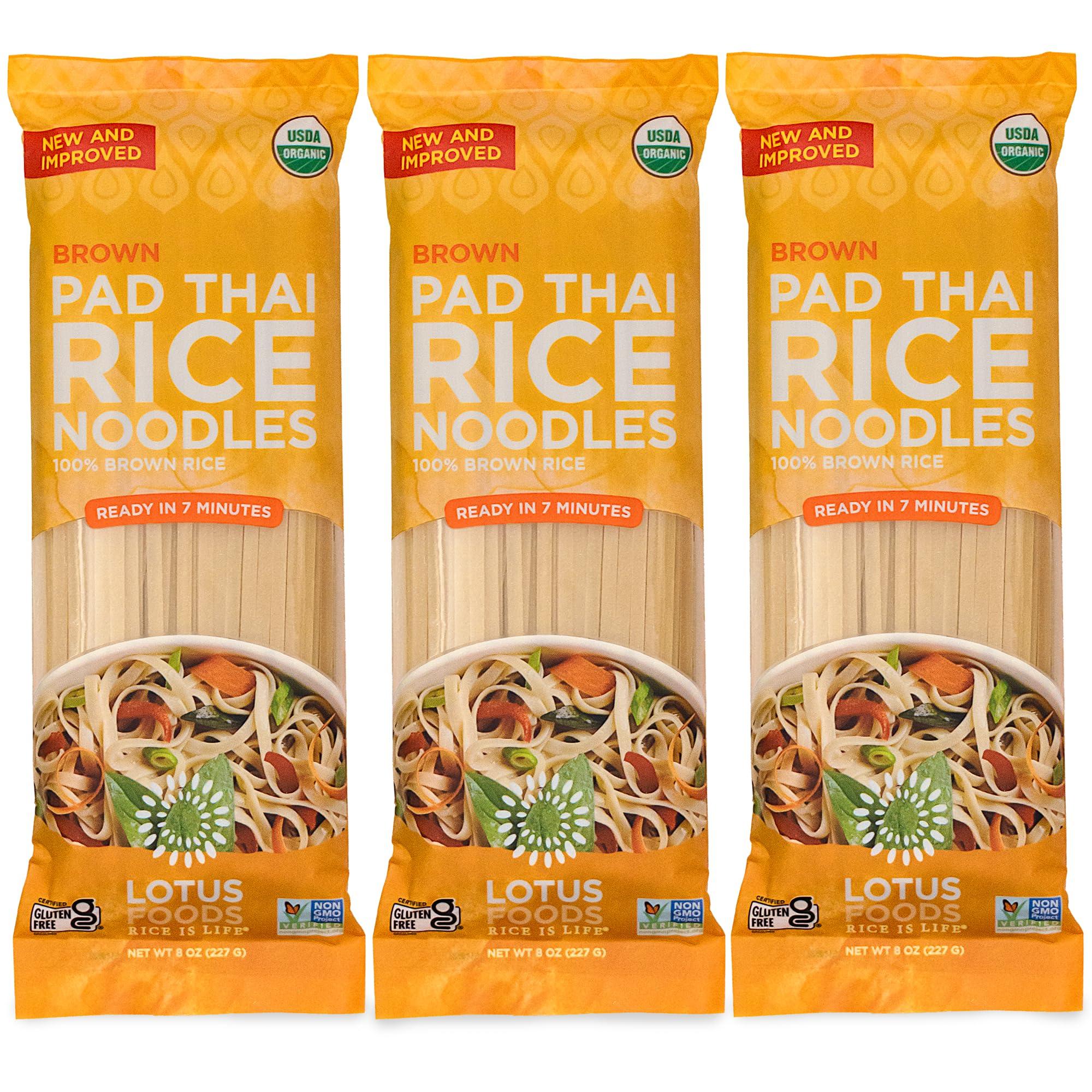 Lotus Foods Lotus Foods Organic Brown Pad Thai Rice Noodles (PACK OF 3)
