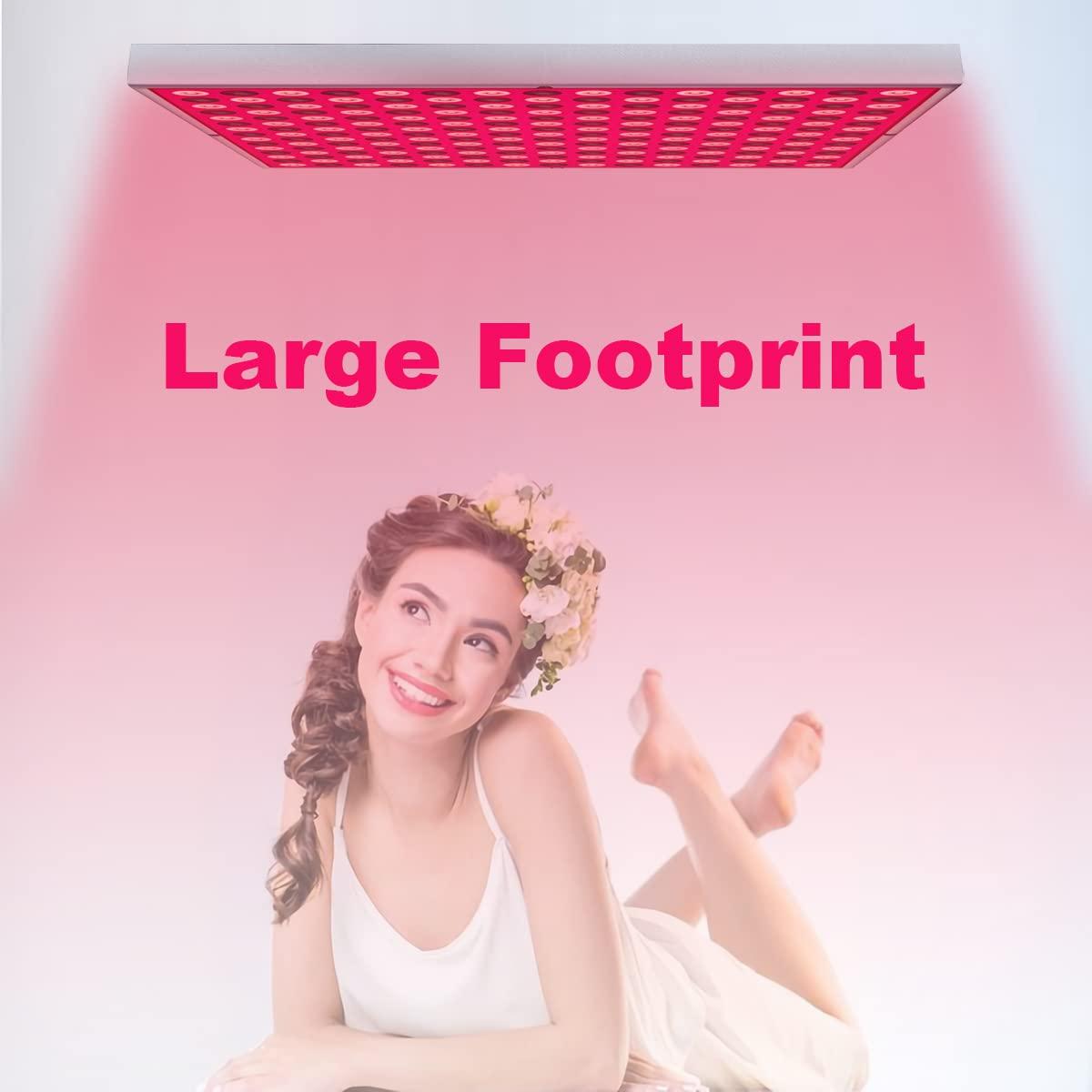 Osunby Red Light Therapy, Red Light Therapy for Body Face, Red Light Panel Near Infrared 850nm and Deep Red 660nm for Pain Relief and Skin Improved