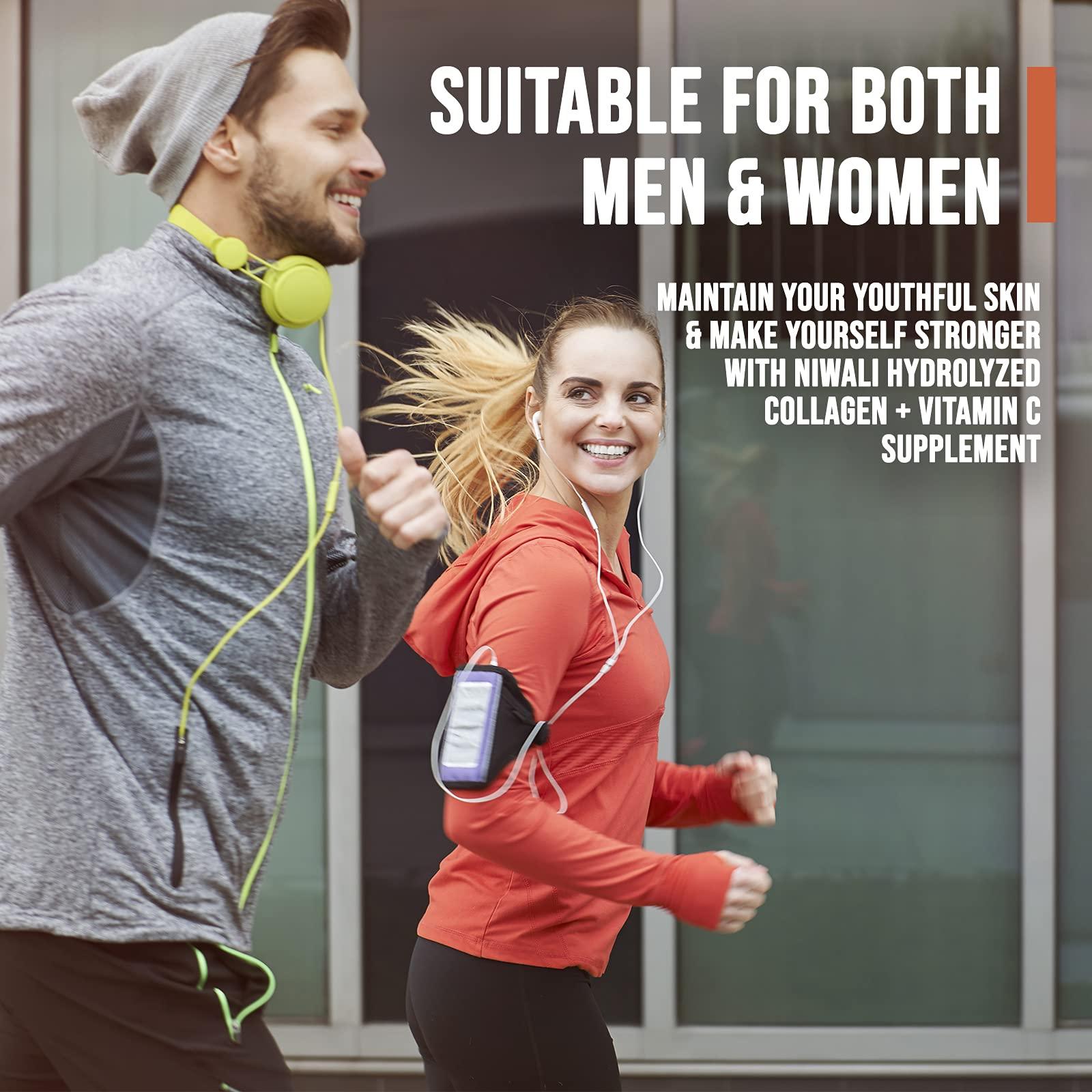 NIWALI NIWALI Hydrolyzed Collagen Dietary Supplements  A Complex Collagen Anti-Aging Dietary Supplements | Supports Healthy Hair, Nails, and Skin | Joint and Ligaments Formula Supplements | 90 Capsules