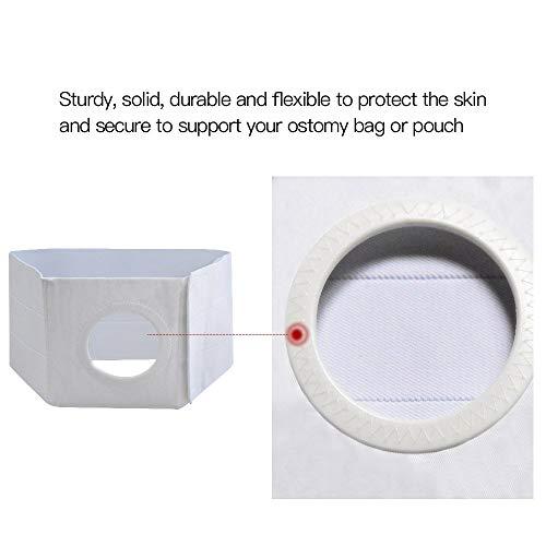 GHzzY GHzzY Unisex Ostomy Hernia Belt - Stoma Support Waistband for Colostomy Patients to Prevent Parastomal Hernia - Abdominal Binder Brace,9cm,L