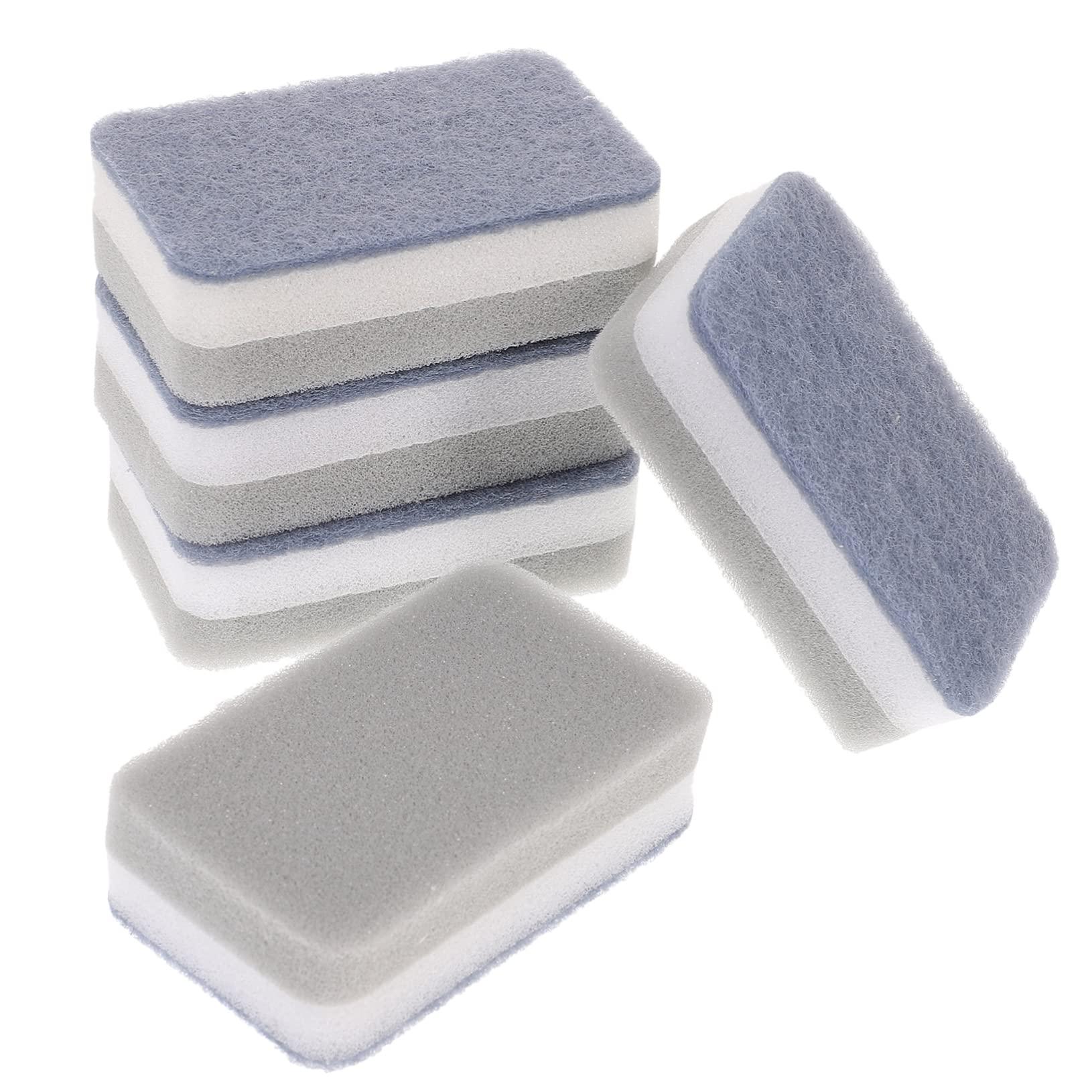 PRETYZOOM PRETYZOOM 15pcs Three-Layer Scouring Sponge Washcloths Sink Black Plates Duty Dish Cleaning Sponge Silicone Dish Scrubber Dishwashing Sponge Multi-Functional Sponge Pad Kitchen Scouring Pads