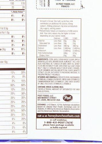 Post Post Honey Bunches of Oats with Almonds Cereal Box, 1.36 kg