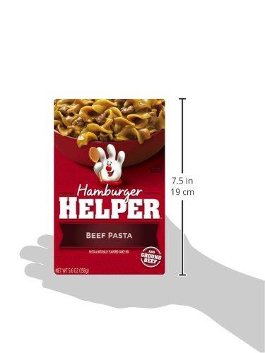 Betty Crocker Hamburger Helper, Beef Pasta, 5.6 Ounce Boxes (Pack of 6)