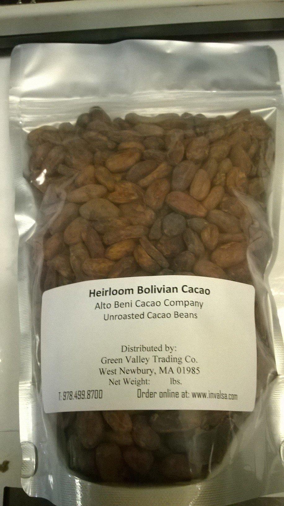 Alto Beni Cacao Company 1 lb BOLIVIA ALTO BENI, HEIRLOOM, ORGANIC RAW CACAO/COCOA BEANS