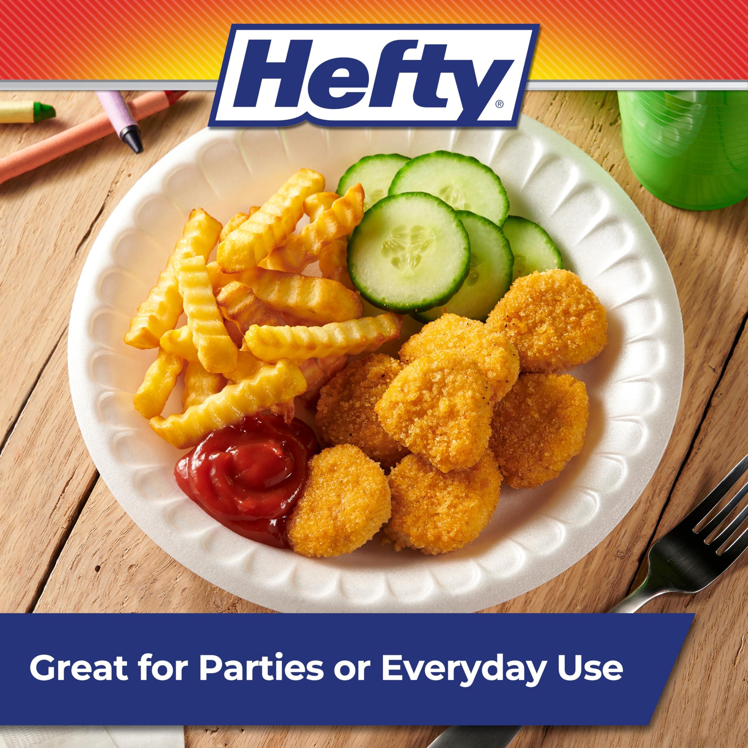 Hefty Hefty Everyday Foam Plates, 9 Inch Round, 45 Count (Pack of 12), 540 Total