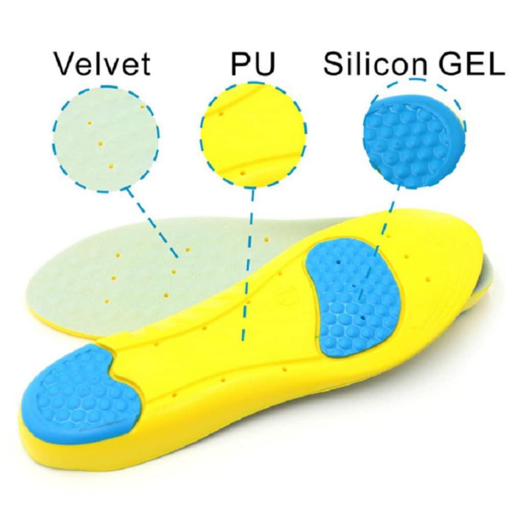 xering Orthotic Arch Support Shoe Inserts Insoles for Men and Women Insoles for Flat Feet,Feet Pain,Plantar Fasciitis, (Blue,S (Men\'s 4-4.5 / Women\'s 6-6.5)230mm)