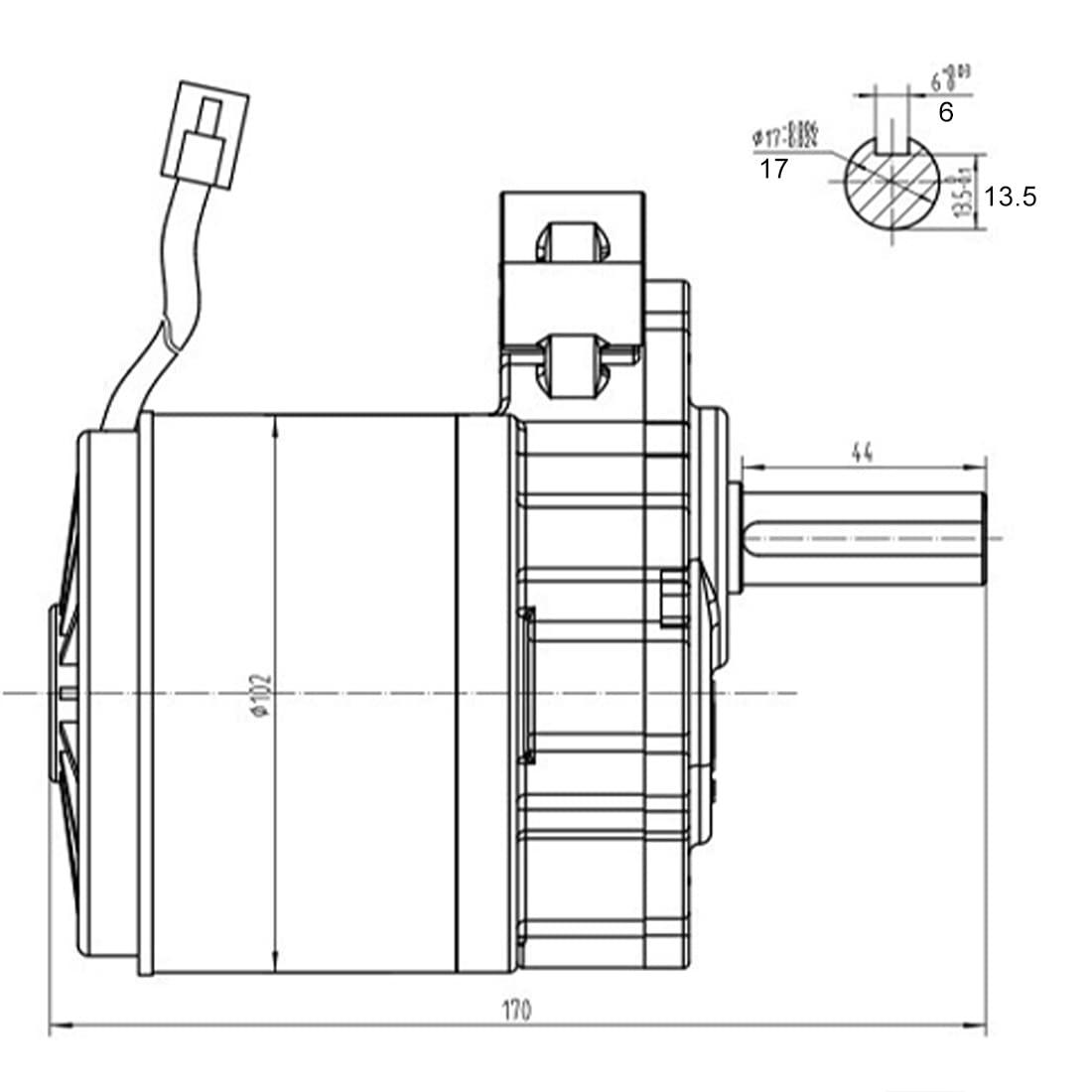 L-faster L-faster Lightweight Foldable 12 Inch Power Wheel Chair 250W Electric Wheelchair Motor Conversion Kit with Remote (with Remote, Max 3kph Solid tire)
