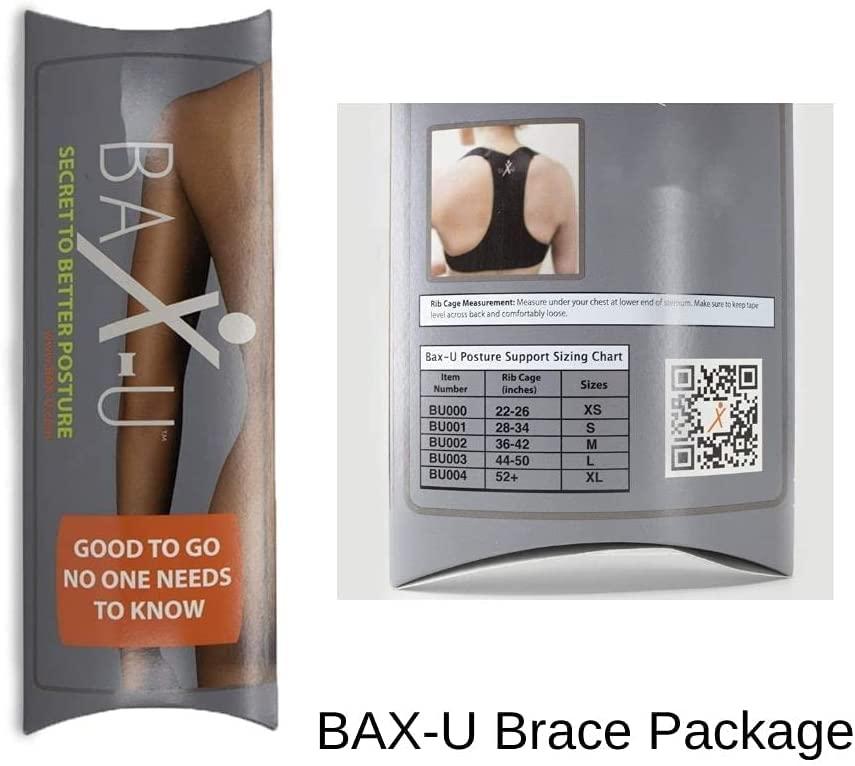 BAX-U BAX-U Back Brace Posture Corrector for Shoulder Support - Back Support Copper Compression Posture Corrector - Back Posture Corrector for Men & Women