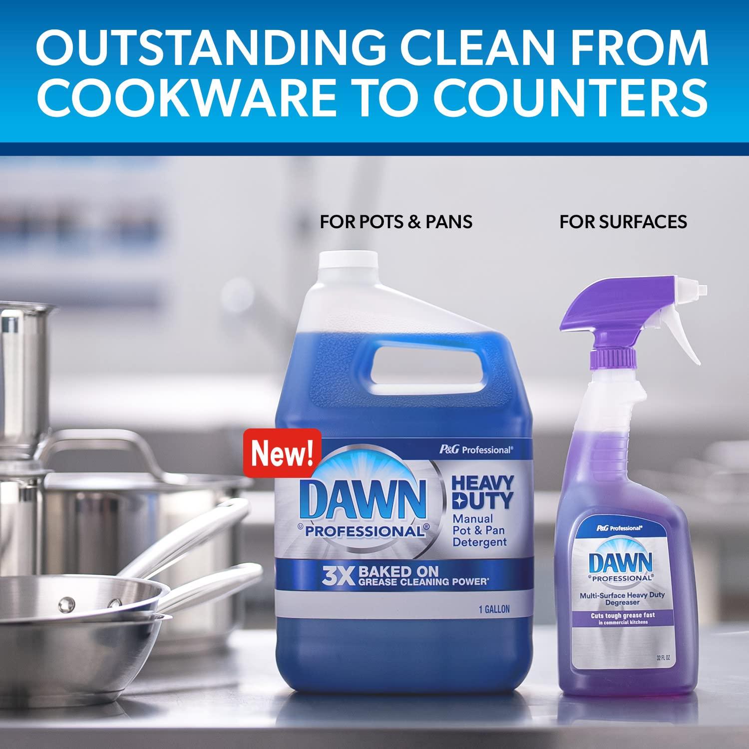 Dawn Professional Dawn Professional heavy-duty manual pot/pan dish detergent, original scent, 38 oz bottle, 8/carton