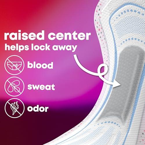 U by Kotex U by Kotex Balance Ultra Thin Overnight Pads with Wings, 78 Count (6 Packs of 13) (Packaging May Vary)