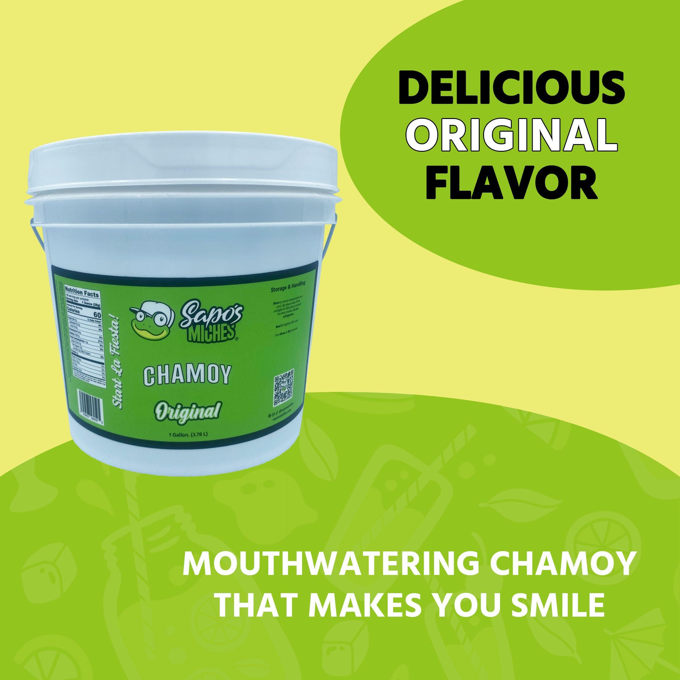 Sapo's Miches Sapo's Miches Chamoy Rim Rimming Paste Sauce Candy Dip for Drinks, Micheladas, Fruit, Gallon (Original)