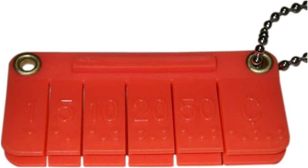 The Braille Store Easy Plastic Pocket Money-Brailler, A Must Have for American Paper Money, for Traveling, Shopping, and On-The-Go- by Blind in Mind, The Braille Superstore