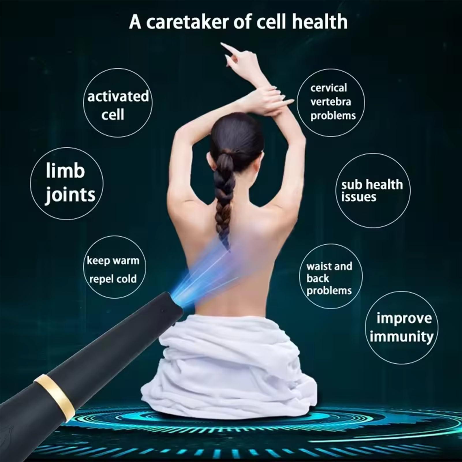 Aniwini Aniwini 1500W High Power Terahertz Therapy Device Portable Terahertz Frequency Wand, One-Click Start, Easy to Operate
