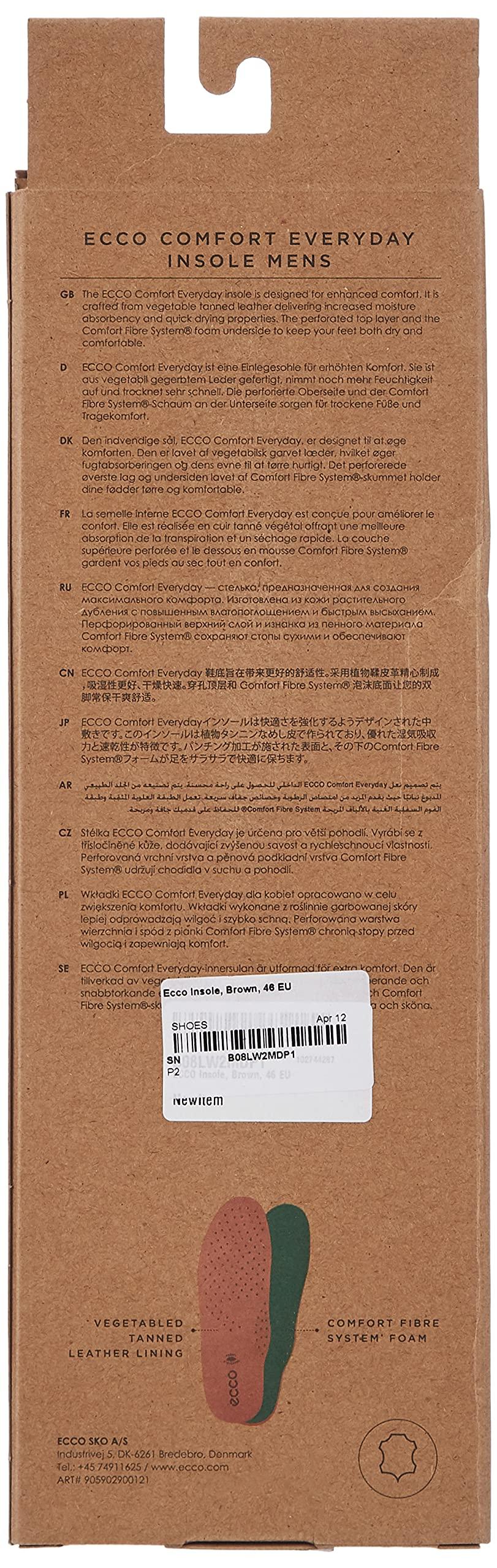 ECCO ECCO Men's Insole, Lion, 11-11.5