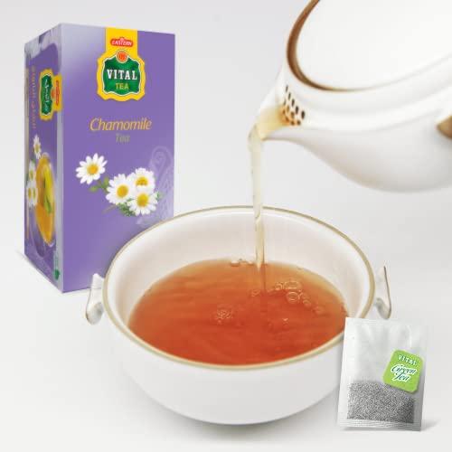 Eastern Vital Tea Chamomile Tea, Count of 30 Chamomile Tea Bags - Flavourful Taste of Herbal Tea, Freshly Packed with Original Taste of Chamomile Herb, Aromatic Tea Beverages by Vital Products