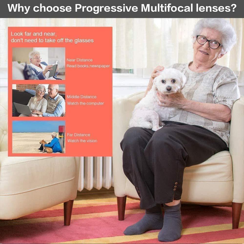 One Power Glasses One Power Auto focus Reading Glasses Readers, Dial Vision Auto Adjust Eye Glasses Flex Clear Focus Optic .5-2.5x Strength