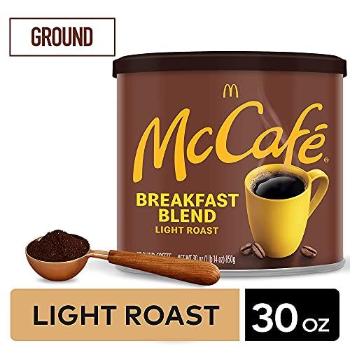 McCafe McCafe Breakfast Blend, Light Roast Ground Coffee, 30 oz Canister