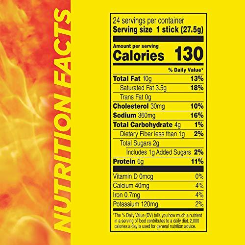 Slim Jim Slim Jim Giant Smoked Meat Sticks, Teriyaki Flavor, 6g Protein Per Stick, 0.97 oz. (24 Count)