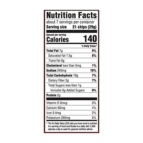 Ritz Ritz Crispers Cheddar Chips, Cheese, 6 Count (Pack of 1)