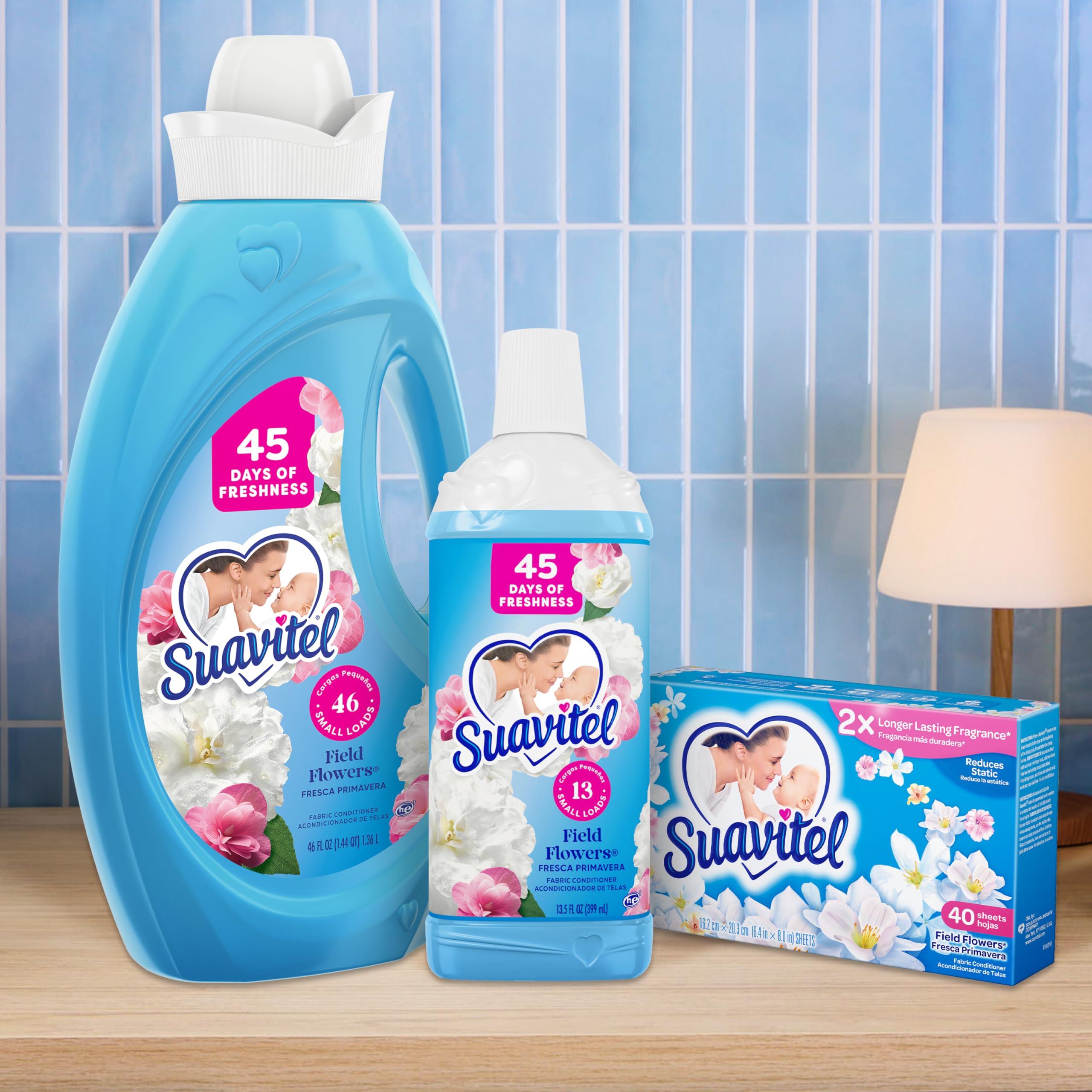 Suavitel Suavitel Fabric Softener, Field Flowers, 25 oz (Pack of 12)