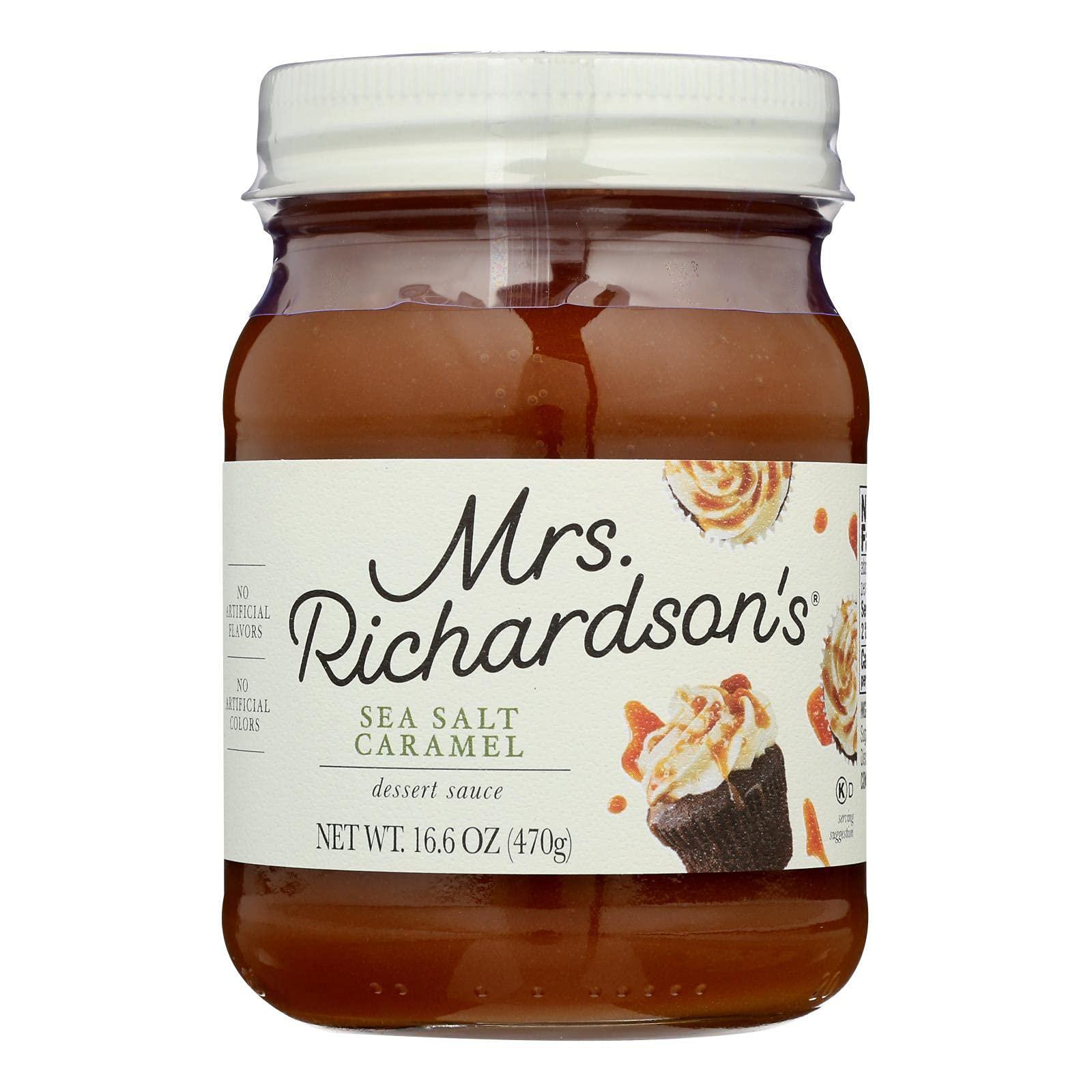 MRS. RICHARDSON'S Mrs. Richardson's - Topping Sea Salt Caramel - Case of 6-16 Oz
